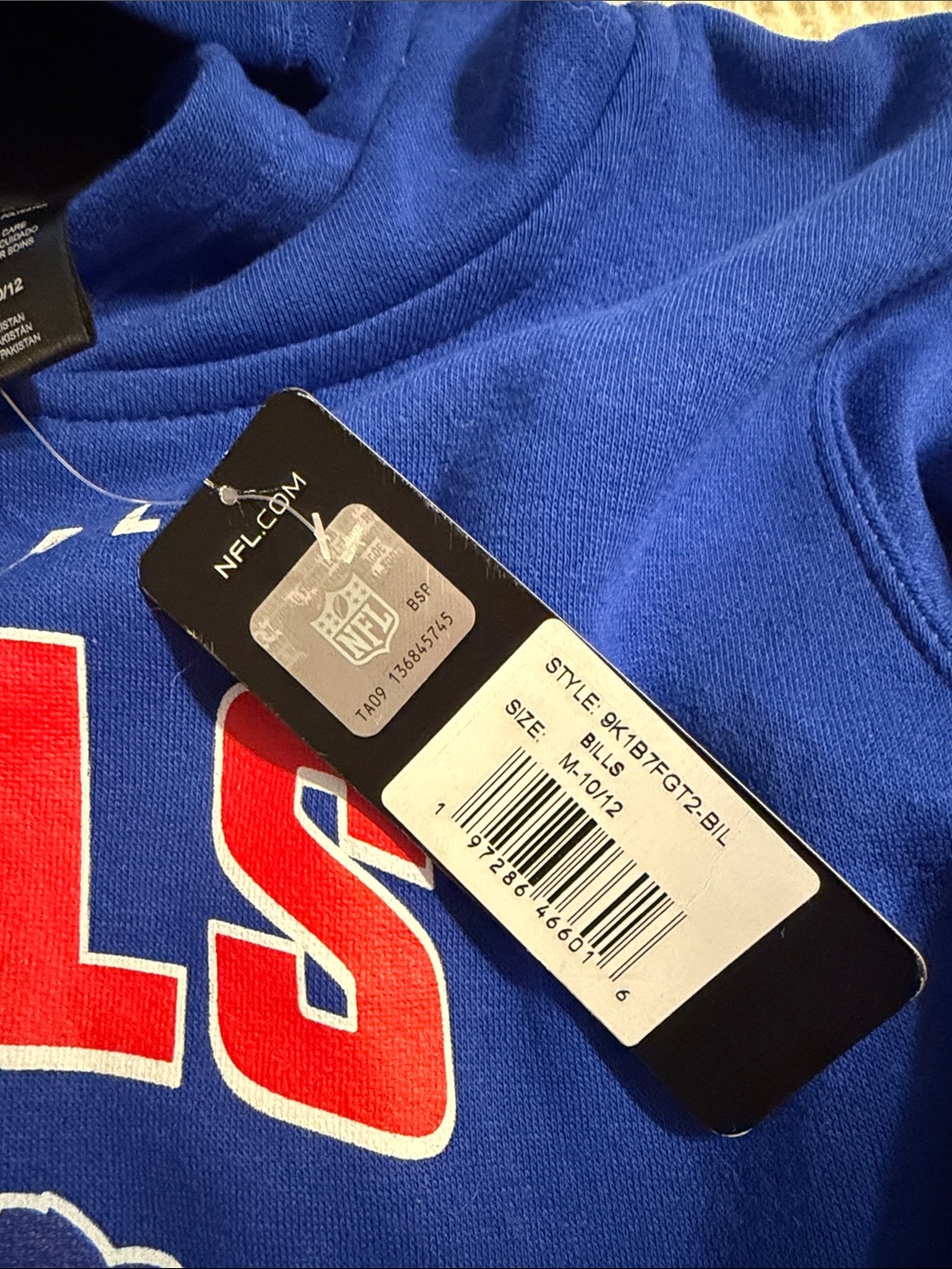 Buffalo bills Royal Blue Bills Logo Crewneck Hoodie - Picture 2 of 5